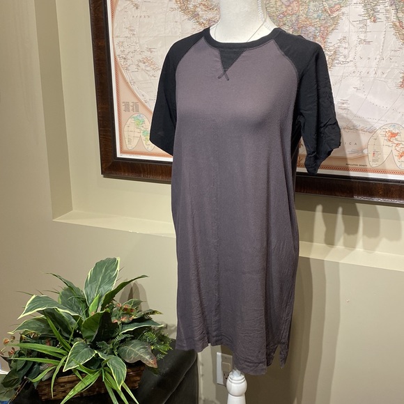 MADEWELL baseball jersey shift dress - Picture 3 of 11